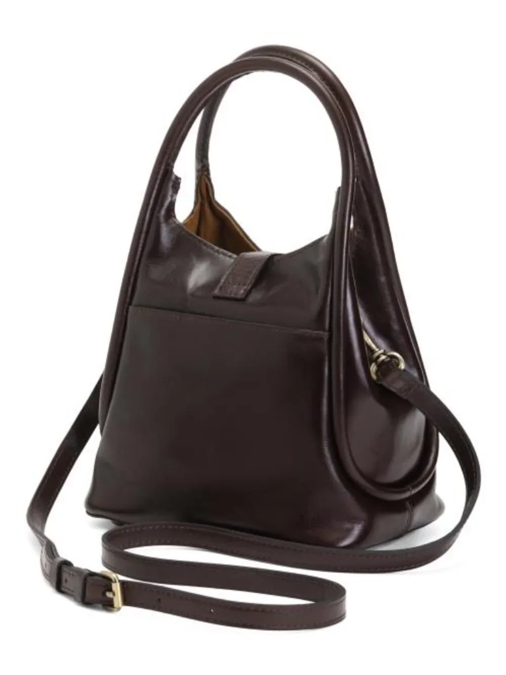 PATRICIA NASH Leather Halina Top Handle Hobo With Crossbody Strap